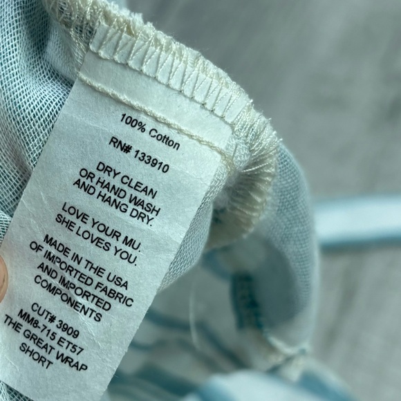 NWT Show Me Your Mumu The Great Wrap Shorts in Point Dume Stripe Size Large - Picture 7 of 9